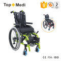 Fauteuil roulant manuel en aluminium d&#39;équipement médical pour les personnes handicapées